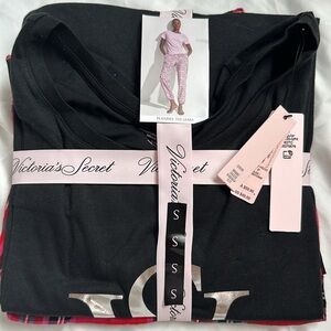 VS Flannel Tee- Pajama set